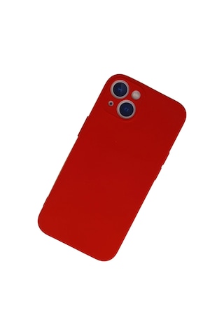 Newface - 535 - iPhone Uyumlu 13 Mini Kılıf Nano İçi Kadife Silikon - Csmo-tex - - Kırmızı
