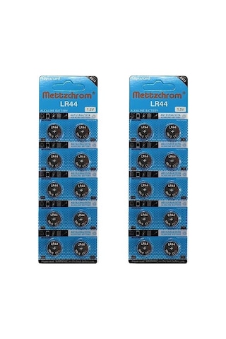 Lr44 Ag13 A76 357a Sr44sw 1.5 Volt Alkalin Oyuncak Pili 20'li Tek Kullanımlık