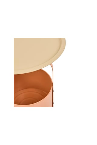 Just Home Sepetli Yan Sehpa - Krem / Terra Krem / Terra