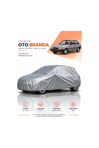 Hyundai Excel 1985-1989 Hatchback Uyumlu Araba Brandası Oto Branda Araba Örtüsü Araç Çadırı