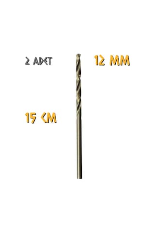 Kupa Tyson Metal Ahşap Delici Hss Matkap Ucu 12 Mm. - 2 Adet