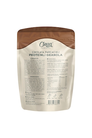 Clean Powders Protein Granola 300 Gr Çikolata Parçacıklı