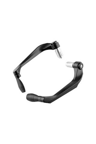 Neevoyu Motorcycle 18mm Direksiyon Koruyucu, Abs Malzeme Fren Kol Koruma Aleti, Siyah, Çift Set