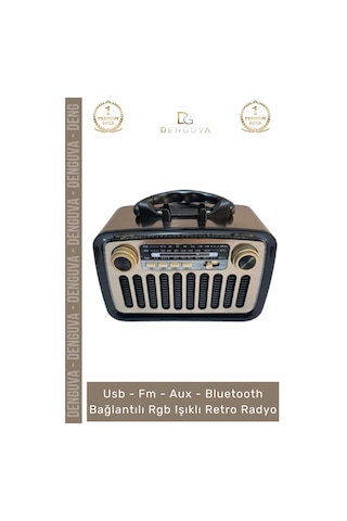 Radyo Everton Rt553 Bluetooth Nostalji Usb Fm Radyo Şarjlı Güçlü Mp3 Player Müzik Kutusu