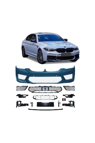 Bmw 5 Serisi G30/38 M5 Ön Tampon Komple Set 2018-2020 Arası Uyumlu