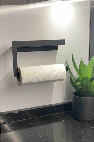 Dione Store Modern Metal 3'lü Set Raflı Banyo Havlu Askılığı Rulo Havlu Tuvalet Kağıtlık Banyo Organizer Krem