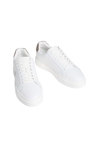 Erkek Chunky Cupsole Laceup Lth Ayakkabı Ym0ym0134405o Beyaz