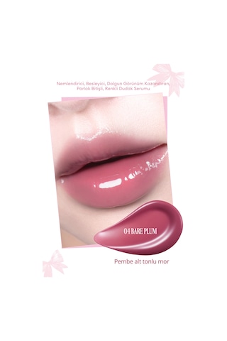 Clıo Glaze Lip Serum 04 Bare Plum