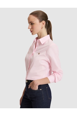 Pierre Cardin Kadın Pembe Gömlek Desenli 50328627-vr041