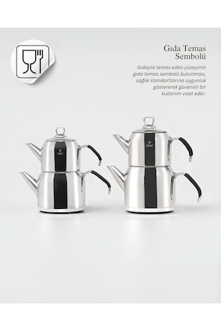 Star Maxi Çaydanlık Aile Boyu Metalik