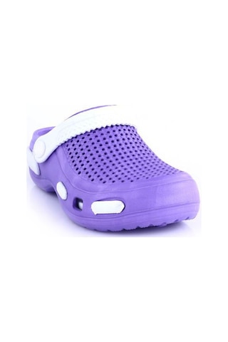 Dgn E087.f.000 Çocuk Filet Sabo Terlik 20y E087.F.000-1580-R1148 Beyaz - Lila