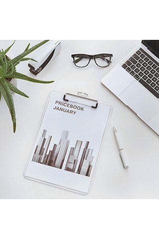 Leitz Active Wow A4 Plastik Kapaksız Sekreterlik Beyaz Beyaz