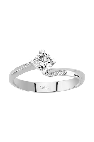 Sirius G Renk Toplam 0,46 Karat Pırlanta Tektaş Yüzük 0804R0188