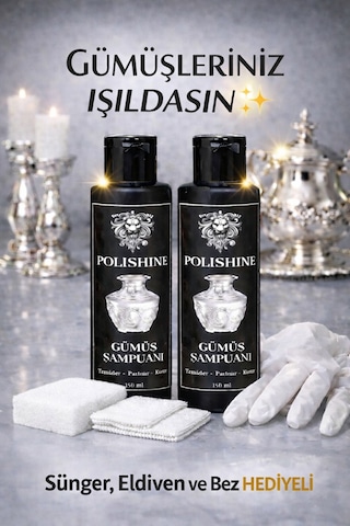 Gümüş Temizleme Ve Parlatıcı Şampuan 150ml 2 Adet