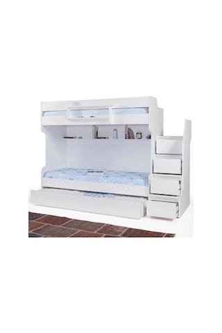 Setaymobilya Ranza, Cesur Beyaz Ranza + 2 Adet Comfort Yatak, Setay Genç Odası