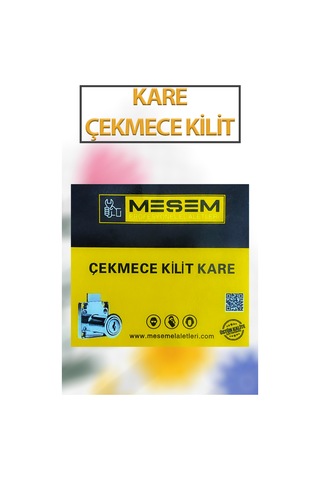 Kare Dolap, Çekmece Kilidi Gömme Kilit