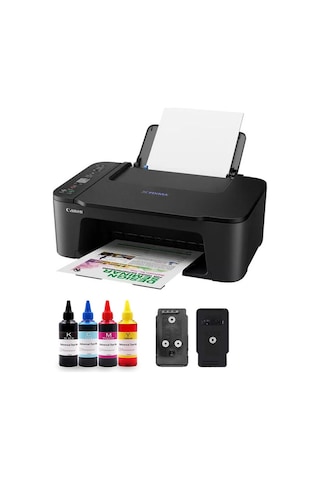 Canon Pixma E3440 Dolabilen Kartuş Sistemli Yazıcı
