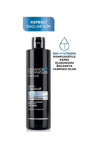 Avon Advance Techniques Anti-Dandruff 2'si 1 Arada Şampuan ve Saç Kremi 400 ML