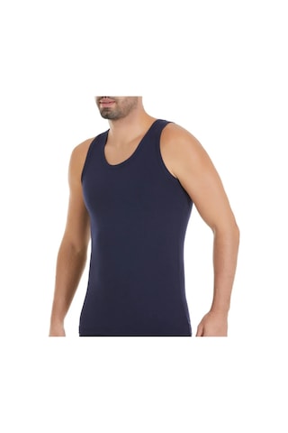 Yıldız Erkek Modal Likralı Askılı Atlet 70/74 - 6 Adet Lacivert