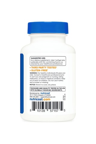 Nutricost Astaxanthin 12mg, 60 Softgels - Non-gmo And Gluten ... Aromasız