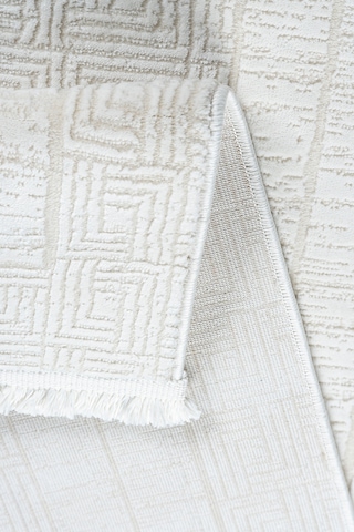 Bambu Tarz Modern Doğal Taban Saçaklı Salon Koridor Mutfak Çocuk Oturma Odası Halı Yolluk 7107kemik