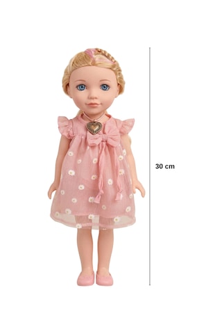 Elonna İngilizce Konuşan Ve Şarkı Söyleyen Oyuncak Bebek 30 Cm Y