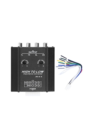 Reedark 4 Kanal Oto Ses Yüksekten Düşük Frekans Filtresi Dönüştürücü - Gürültü Engelleme, Rca Çıkışlı, Hızlı Isı Dağıtımı