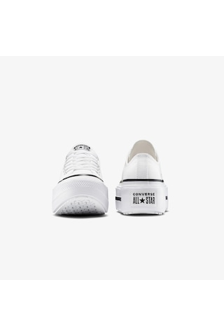 Converse Chuck Taylor All Star Lift Double Stack Platform Kadın Beyaz Sneaker A15491c Beyaz