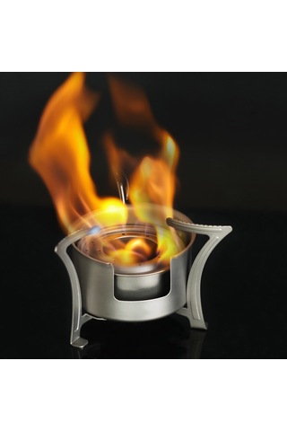 Yuntech01 Yeni Wst065-2 Titanyum Alkol Ocağı Çadır Kamp İçin Yangın Söndürücü Kapağı Dahil Çok Renkli