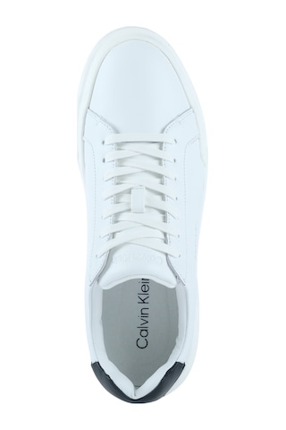 Calvin Klein Chunky Cupsole Erkek Beyaz Deri Ayakkabı Ym0ym01344-01w Beyaz