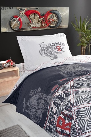 Ranforce Genç Nevresim Takımı Hurrıc Siyah