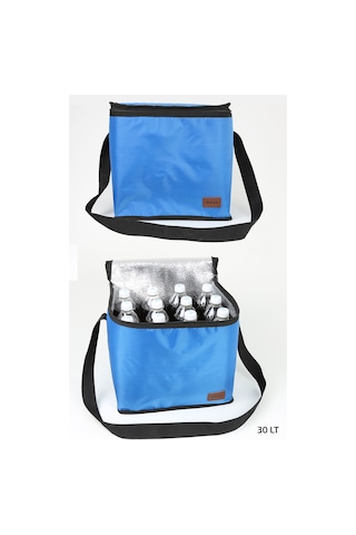 Woys Bags Soğutucu Kamp Piknik Çantası 30 L Mavi
