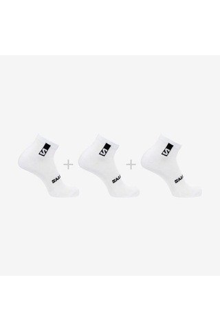 Salomon Everyday Ankle 3-pack Çorap-27413 Beyaz