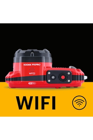 Kodak Pıxpro Wpz2 16 Mp Dijital Fotoğraf Makinesi 15 M Su Geçirmez, 4x Optik Zoom, Wi-fi, 1080p Full Hd Video İthalatçı Garantili