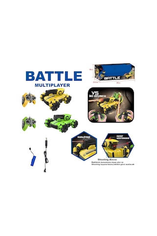 Syr-666-805 Kumandalı Şarjlı 2.4g Çiftli Akrobat Savaşcı Araba