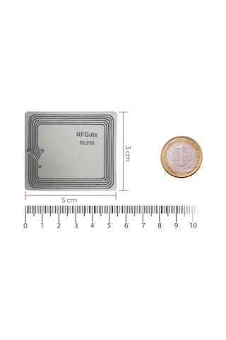 Rfgate Rl050 Nfc / Hf 13.56 Mhz Yazılabilir Nfc Etiket - 10'lu Paket