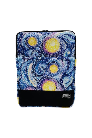 Differ 15-15,6 inç Van Gogh Desenli Lacivert Unisex Apple Uyumlu MacBook /Lapto