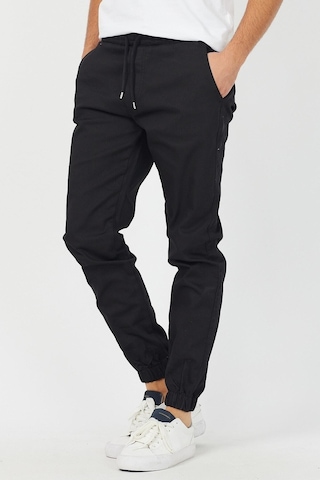Tarz Cool Erkek Bel Paça Lastikli Jogger Pantolon Siyah