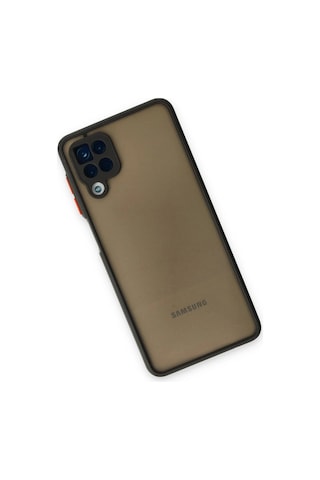 Mey İthalat Samsung Galaxy Uyumlu A12 Kılıf Montreal Silikon Kapak - Siyah