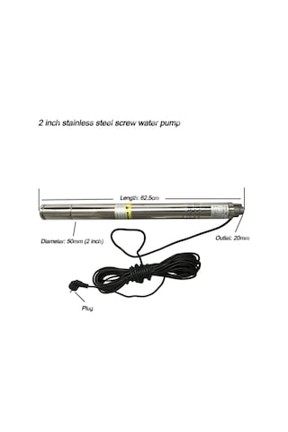 2'' 50MM Dış Çap En İnce 180 W Dalgıç Pompa 30 M Kablolu (220Volt)