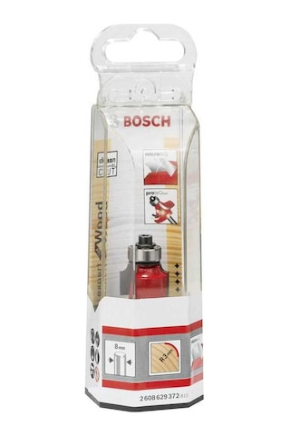 Bosch Expert Serisi Ahşap İçin Çift Oluklu, Sert Metal Bilye Yataklı Yuvarlama Frezesi 8*3*55mm
