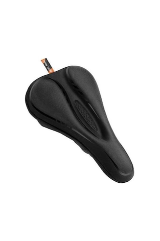 Dancemonkey Silikon Bisiklet Sele Kılıfı - Konforlu, Kaymaz, Nefes Alabilir Siyah Siyah