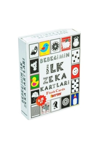 Diytoy Bebeğimin İlk Zeka Kartları Flash Cards Eğitici Kartlar
