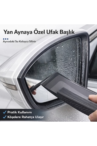 Polham 30cm Premium Silikon Araç Kurulama Sileceği İz Bırakmaz, Çizmez,cam, Ayna Ve Duşakabin Uyumlu