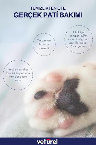 Köpek Pati Temizleme Koku Giderici Kir Çatlak Hijyen Eksikliği Önleyici Kedi Tüyü Hipokloröz Spreyi 300ml