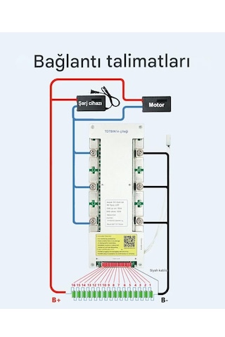Tdt 51.2v 16s 100a Lifepo4 Hardware Bms