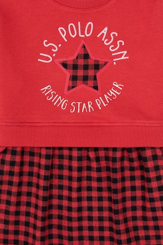 U.s. Polo Assn. Kız Çocuk Kırmızı Elbise Örme 50318089-vr030 Kırmızı