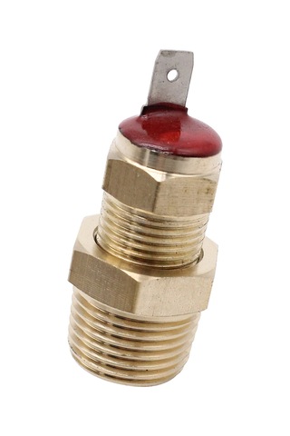 Jeehugo 185-200 Derece Elektrikli Motor Soğutma Fanı Termostati Bakır Malzeme, Altın Renk