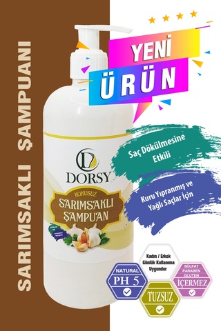 Dorsy Sarımsaklı Şampuan Kokusuz 400 ML