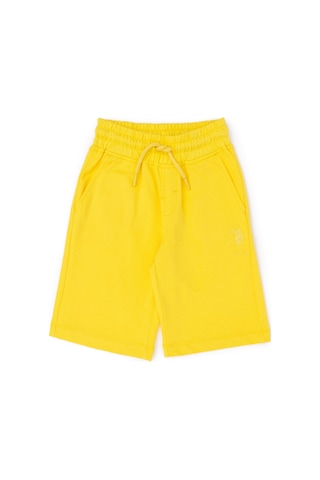 U.S. Polo Assn. Erkek Çocuk Sarı Örme Şort 50279633-VR044